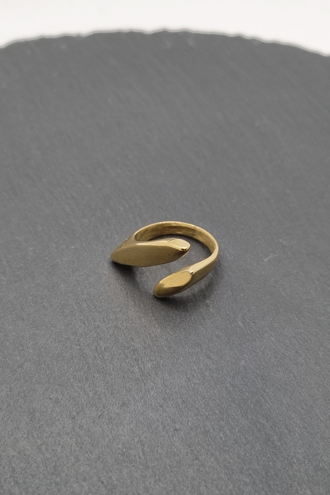 Ατσάλινο δαχτυλίδι GOLD